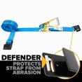thumbnail image 4 of US Cargo Control 2 Inch Wide X 18 Foot Long Flat Hook Ratchet Strap, Dependable Weather Resistant Webbing, 3,333 Pound Working Load Limit, 2 Pack, 4 of 4