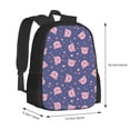 thumbnail image 3 of Daiia Cute Pig Backpack for Men and Women -Durable Backpack Large Capacity, Water-Resistant Bag with Adjustable Straps and Laptop Compartment, 3 of 9