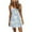 Light Blue, variant on IROINNID Women's Sheath Dress Fashion Casual Sleeveless Floral Sling Belt Prints Elastic Waist Dress