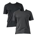 thumbnail image 1 of Camiseta deportiva informal holgada grande para hombre con bolsillo sin costuras de seda de hielo de verano elástica 2 uds, 1 of 7