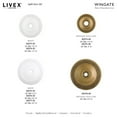 thumbnail image 3 of Livex Lighting Wingate Ceiling Medallion in White, 3 of 4