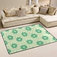 thumbnail image 2 of SKYSONIC Stylized Flowers Lightweight Carpet Mats Area Soft Rugs Floor Mat Doormat Decoration for Rooms Entrance 36x24 inches, 2 of 6