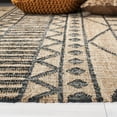 thumbnail image 4 of SAFAVIEH Kilim Merton Geometric Area Rug, Natural/Charcoal, 8' x 10', 4 of 9