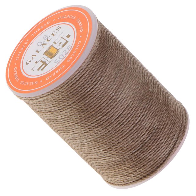 ziyahi 0.8mm Round Polyester Waxed Thread Sewing Stitching Craft Deep DIY Red Coffee 0.8mm