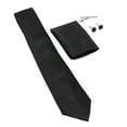 thumbnail image 4 of Conjunto de corbata para hombre Paquete de regalo de diseño clásico Corbatas lisas Cheque para bodas, fiestas, conferencias de negocios, 4 of 8