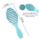 thumbnail image 2 of Cepillo desenredante con ventilación curva y cerdas de nailon que separa el cabello y elimina los enredos., 2 of 5