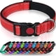 thumbnail image 1 of Collar para perro, collar clásico ajustable de nailon reflectante con acolchado de malla suave y transpirable para perros pequeños, talla S, rojo., 1 of 4