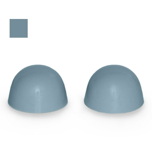 American Standard Color Replacement Plastic Toilet Bolt Caps - Set of 2 - Clair de Lune Blue