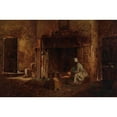 thumbnail image 2 of Eastman Johnson 24x17 Gold Ornate Framed and Double Matted Museum Art Print Titled - Kitchen at Mount Vernon (1857), 2 of 4