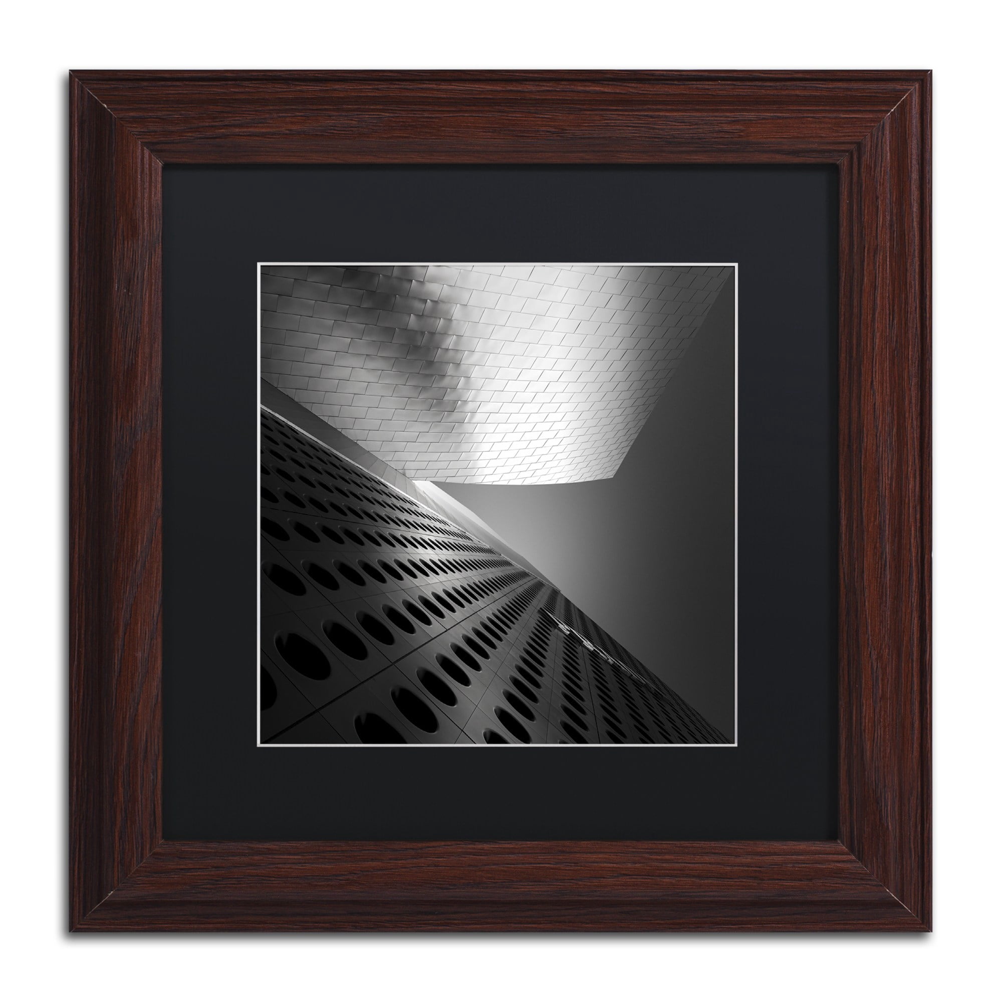 Trademark Fine Art "Prada" Canvas Art by Dave MacVicar, Black Matte, Wood Frame