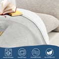 thumbnail image 4 of Yayeee Throw Blanket for Couch Soft Warm 50" x 60" Sofa Chair Bed Decoration, Grey Hexagons, 4 of 7