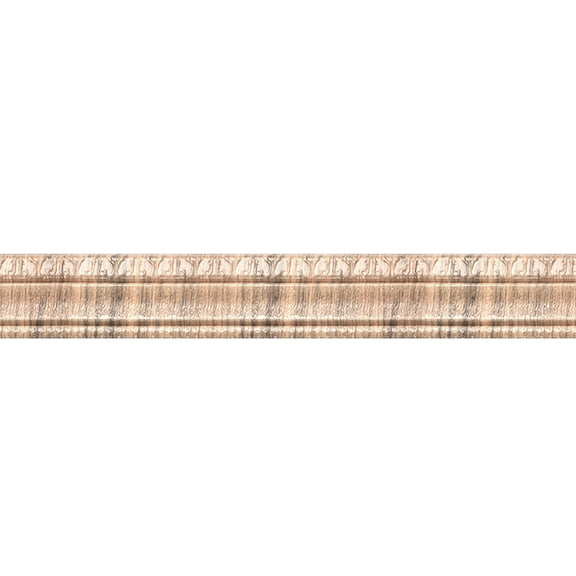 Wallpaper Borders,90" x 3.1" Peel Stick Wallpaper Border,Foam Molding Trim Self Adhesive, Wallpaper Border Flexible, 3D Wall Edging Lines Foam Baseboard, Wall Base Trim for Home DIY(Brown)