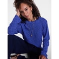 thumbnail image 5 of Scenario Women's Oversized Tee with Long Sleeves, Sizes XS-XXXL, 5 of 6
