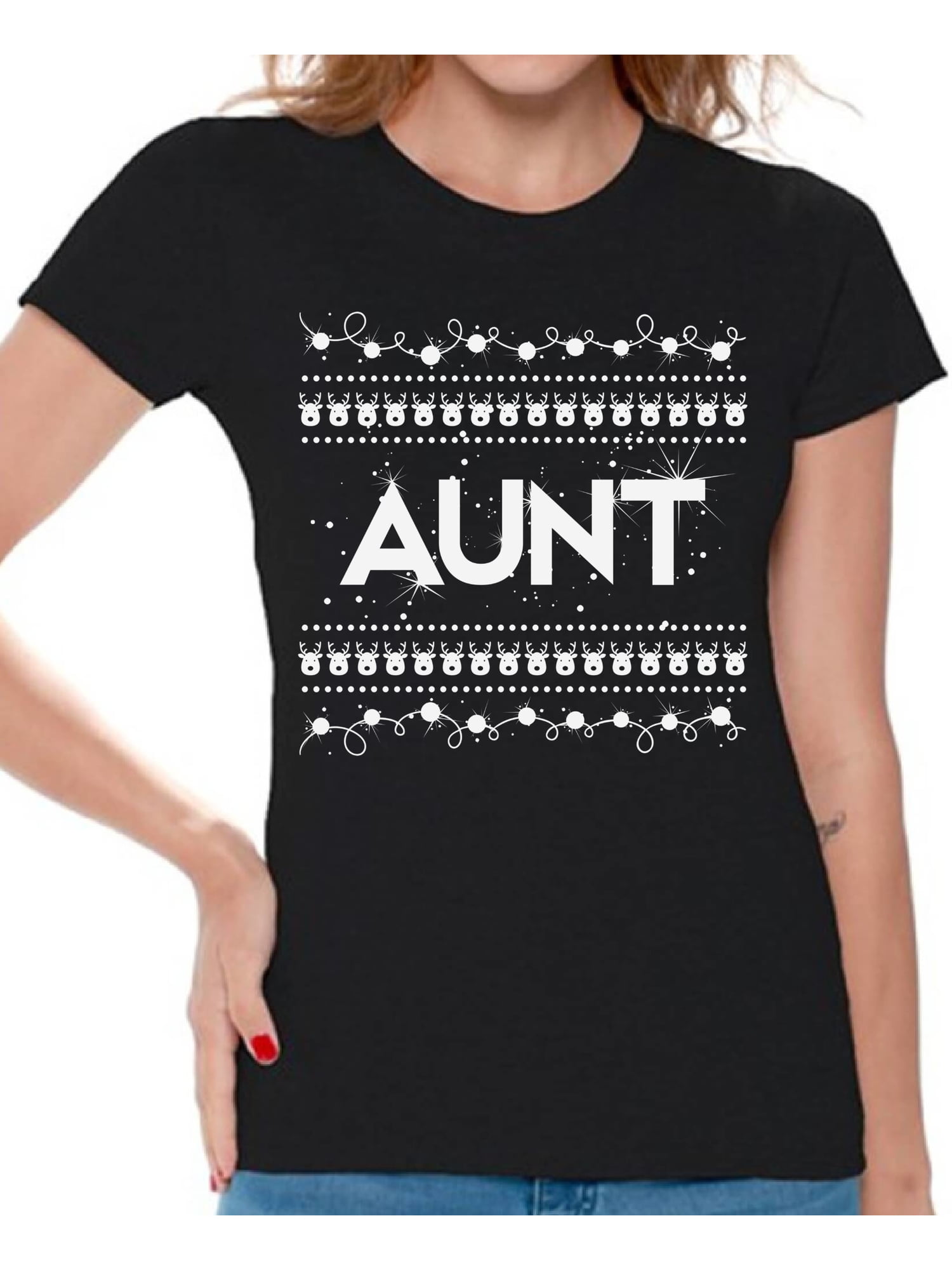 Aunt Christmas Shirt Auntie Claus Shirt Auntie shirt Cute Christmas Shirt Christmas Gift Ideas Aunt Christmas Gift