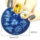 thumbnail image 4 of Vogacara Nail Art Stamping Plate DIY Nail Art Herramientas Juego de placas de manicura con Stamper Sponge Nail Art Templates Stamping Plate Juegos de manicura Vogacara CE006858-00, 4 of 6
