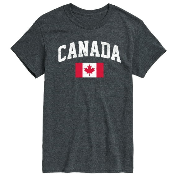 Instant Message - Canada Flag - Men's Short Sleeve Graphic T-Shirt