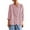 Pink, variant on fatyb Womens Button down Shirts Casual 3/4 Sleeve Shirts Loose Collar Blouses Lightweight Plain Tops