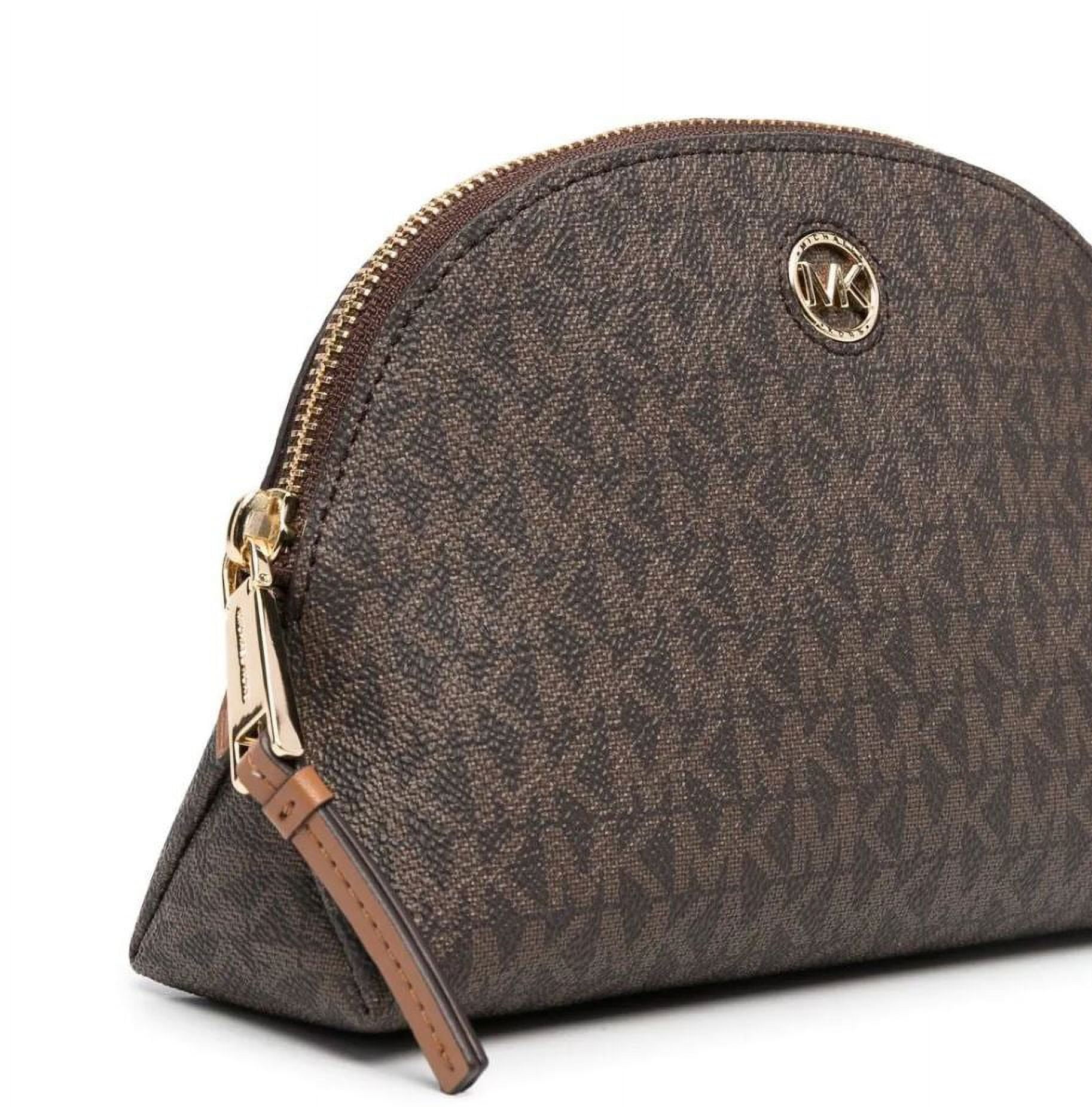 Michael Kors Womens Heritage Large Travel Pouch Brown/Acorn 32T2G5HT3B-252  One Size
