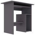 thumbnail image 2 of vidaXL Desk Grey 80x45x74 cm Engineered Wood, 2 of 4