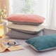 thumbnail image 3 of Nvzi 2 fundas de almohada de algodón con clip. Clásicas y atemporales, fundas de almohada simples de color puro, con cualquier cama es brillante 18,9 x 29,13 pulgadas (rosa)., 3 of 5