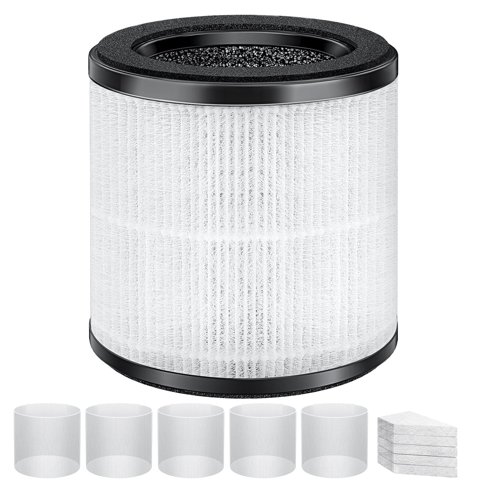 Lot De 2 Filtres De Rechange Levoit Pour Purificateur LV-PUR131 - HEPA H13 + Charbon Actif - Durée 6 Mois - Remplacement Facile - 8