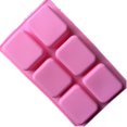 thumbnail image 2 of 6 Grids Rectangle Silicone Soap Mold Tray For Homemade Diy Baking Mould, 2 of 9