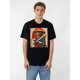 thumbnail image 1 of Arte en madera japonés: camiseta con kanji japonés de rana samurái Camiseta de manga corta DIY de diseño interesante de algodón puro seleccionado para hombres, suave y transpirable, adecuada para toda, 1 of 7