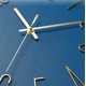 thumbnail image 5 of Reloj de pared silencioso que no hace tictac, reloj de decoración de estilo moderno para el hogar, oficina, escuela, cocina, dormitorio, sala de estar (azul), 5 of 5