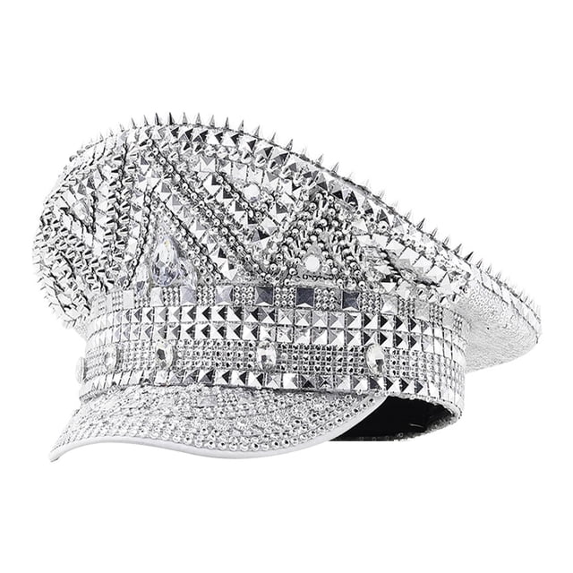 Sombrero Steampunk Fernando gorro clásico ajustable con lentejuelas para fiesta de Halloween