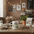 thumbnail image 2 of Taza Blanca Cerámica, Colección Serie FRIENDS, Diseño Central Perk, Ideal para Bebidas Calientes, Café, Té o Infusiones, Capacidad 325 ml, 2 of 9