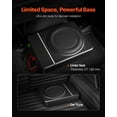 thumbnail image 6 of KFFKFF 8" 240W Car Subwoofer Underseat, Slim Design, Amplified Car Subwoofers for Under Seat Placement, Low Profile Audio Sub with Integrated Amplifier, High/Low Level Input & Volume, 6 of 9