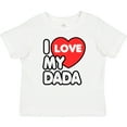 thumbnail image 3 of Inktastic I Love My Dada Boys or Girls Baby T-Shirt, 3 of 5