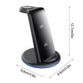 thumbnail image 3 of TopLLC 3 In 1 Charging Wireless Charger Multifunctional Desktop Phone Holder Magnetic Suction Vertical Wireless 15w Fast Charging Charging Stand Dock, 3 of 6