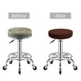 thumbnail image 5 of Naloa Brown Round Bar Stool Cushion Cover 12-14 inch, Fits Kitchen, Office, Restaurant Chairs - 14 inch, 5 of 7