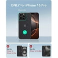 thumbnail image 2 of Étui pour iPhone 16 Pro, Étui en Silicone avec Support, Compatible avec MagSafe, Protection de Qualité Militaire, Support de Caméra Intégré, Étui Magnétique pour iPhone 16 Pro, Série Cloud, Rose, 2 of 4