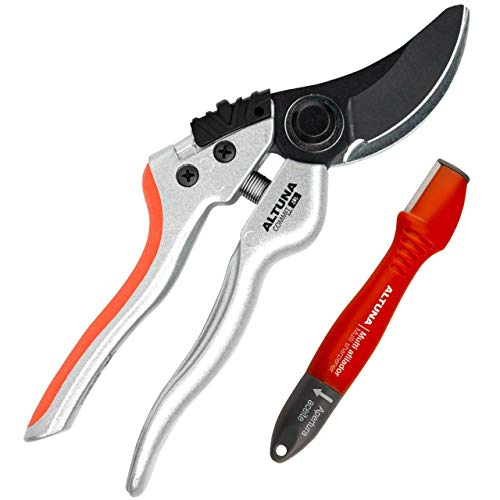 Altuna Pruning Shears and Garden Tool Sharpener Set 8.3" Professional