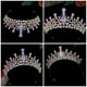 thumbnail image 4 of Tocado de niña de las flores, tocado brillante con diamantes de imitación, tocado de cumpleaños, corona de Tiara de niña de las flores, 4 of 4