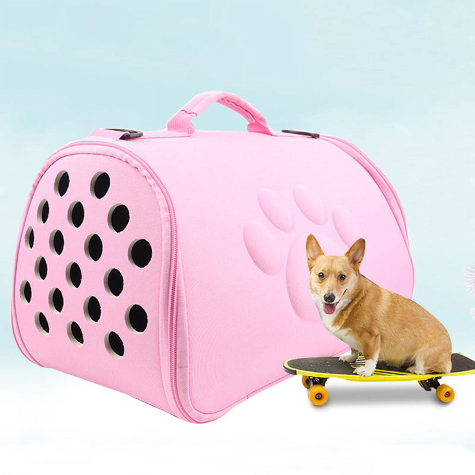 Cage de Transport Pliable pour Chiens et Chats, Sac à Main Pliable