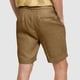 thumbnail image 4 of Pantalones de Hombre Elástico Cintura Músculo Casual Imitación Algodón Lino Textura Atado Cinco Cuartos de Pantalones Cortos, 4 of 9