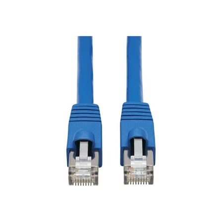 Tripp Lite 10ft RJ-45 M/M Cat6a UTP Snagless PoE Patch Cable Blue N261P-010-BL