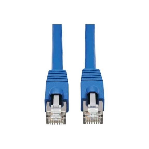 Tripp Lite 10ft RJ-45 M/M Cat6a UTP Snagless PoE Patch Cable Blue N261P-010-BL