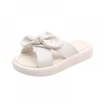 thumbnail image 5 of Toddler Little Kids Shower Pool Slide Sandals Soft-Soled Non-Slip Summer Home Slippers with Cute Bowknot, 5 of 5