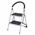 thumbnail image 2 of Costway 2 Step Ladder Folding Stool Heavy Duty 330Lbs Capacity Industrial Lightweight, 2 of 10