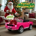 thumbnail image 3 of Joyracer Shelby GT350 Ride ons, 4WD 24 Volt Ride on Toys for Kids, 2 Seats Electric Car with Remote Control, Ride on Cars, Toy Gift with LED Lights, Music, Horn, Bluetooth, USB, Pink, 3 of 13