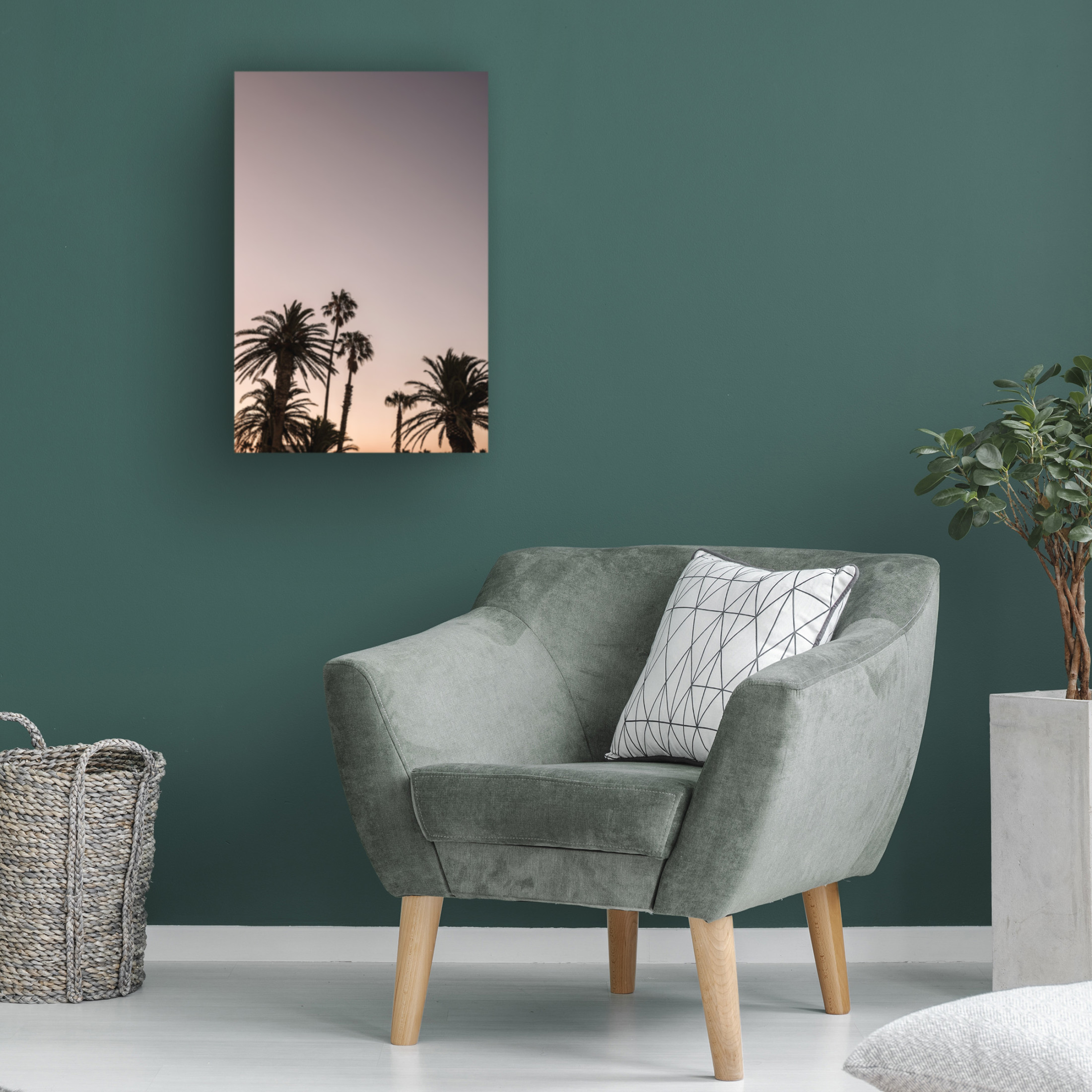 Trademark Fine Art Shot by Clint Palm Point Canvas Wall Art