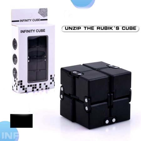 Binpure Creative Solid Color Puzzle Decompression Infinity Rubik's Cube Toy