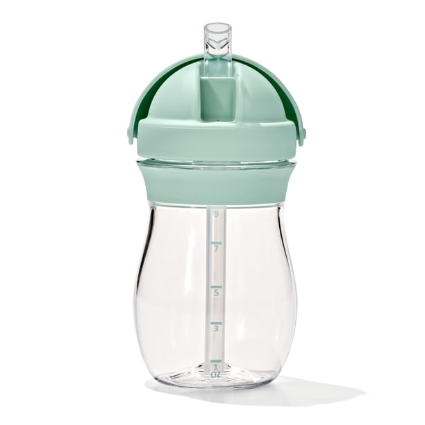 Vaso con pajita OXO Tot Transitions 265 ml a prueba de derrames