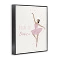 thumbnail image 2 of Stupell Industries Cottage Born To Dance Ballerina Black Framed Giclee Art, 11 x 14, by Chen Alyesh, 2 of 7