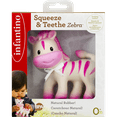 thumbnail image 5 of Infantino Squeeze & Teethe Baby Teething Toy, 6-12 Months Unisex, P)ink Zebra, 5 of 8