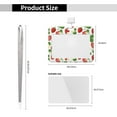 thumbnail image 3 of Naloa Strawberry Card Badge Holder Work Badge Sleeve for Office, School, Factory, ID Credit Cards, Driver Licenses and Passes, 3 of 7